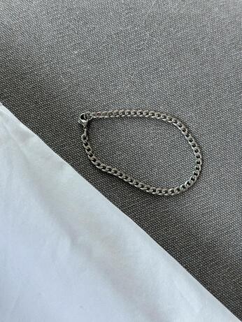 Pulseira masculina elo grumet 5mm aço