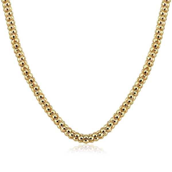 Choker kirsten folheado a ouro 18k 4mm